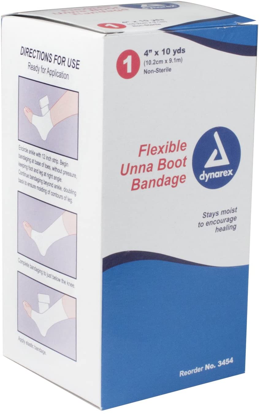 Unna Boot Bandages 4&quot;x10 yds (Pack of 12)