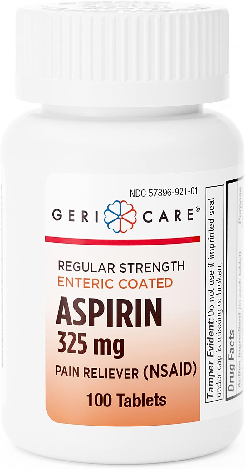 Enteric Coated Aspirin 100&#39;S, Case of 12