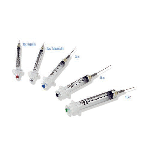 U-100, Insulin Syringes with Needle, 1/2 CC, 30&quot; X 1/2&quot; Needle, Box of 100