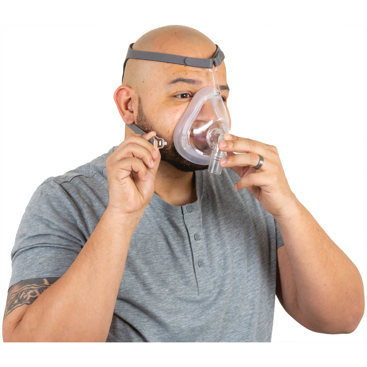 Large DreamEasy 2 Full Face CPAP/BIPAP Mask w/Headgear