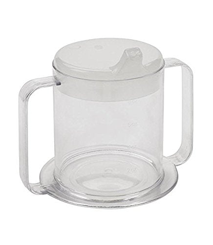 Independence 2-Handle Plastic Mug with 2 Style Lids