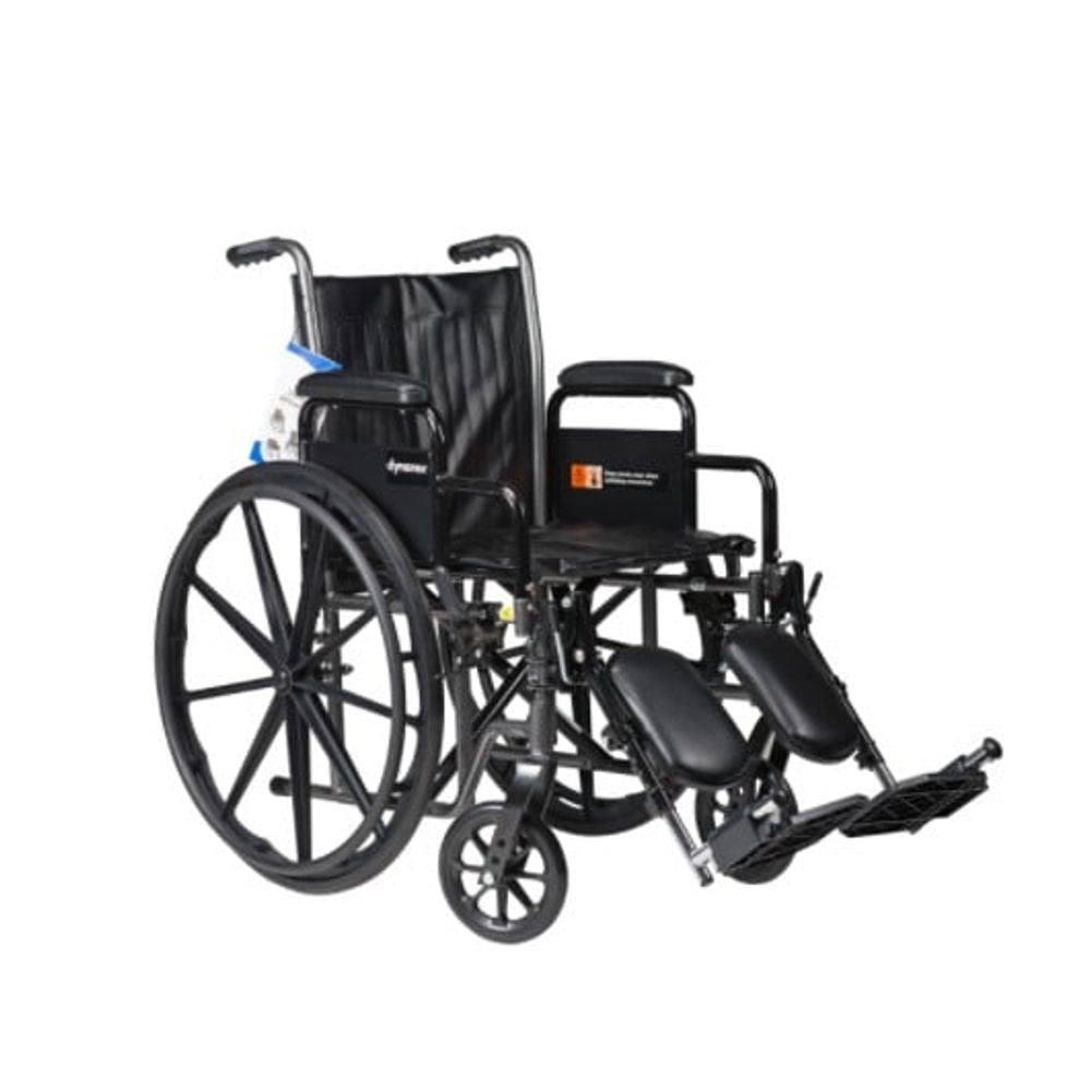 Silver Sport 1 Wheelchair With Full Arms And Swing Away Removable Footrest