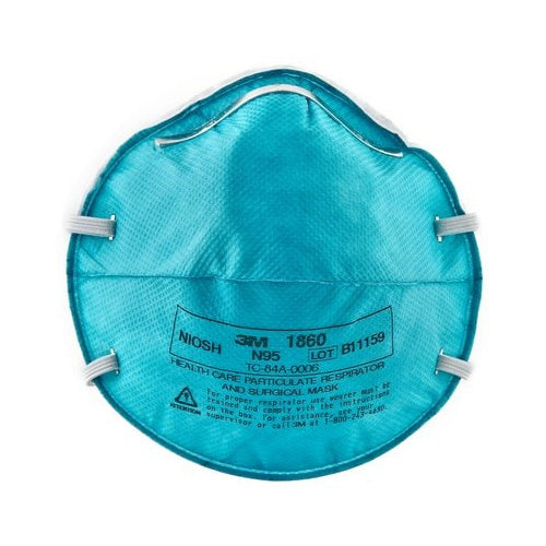 Particulate Respirator and Surgical Mask 1860, N95, Box of 20 EA