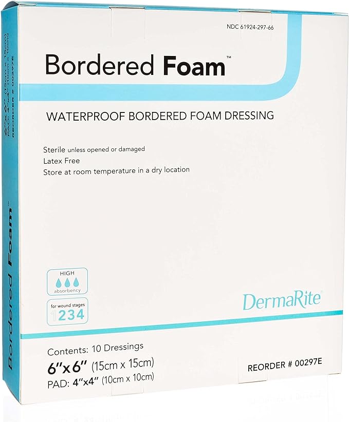 Bordered Foam, Box of 10