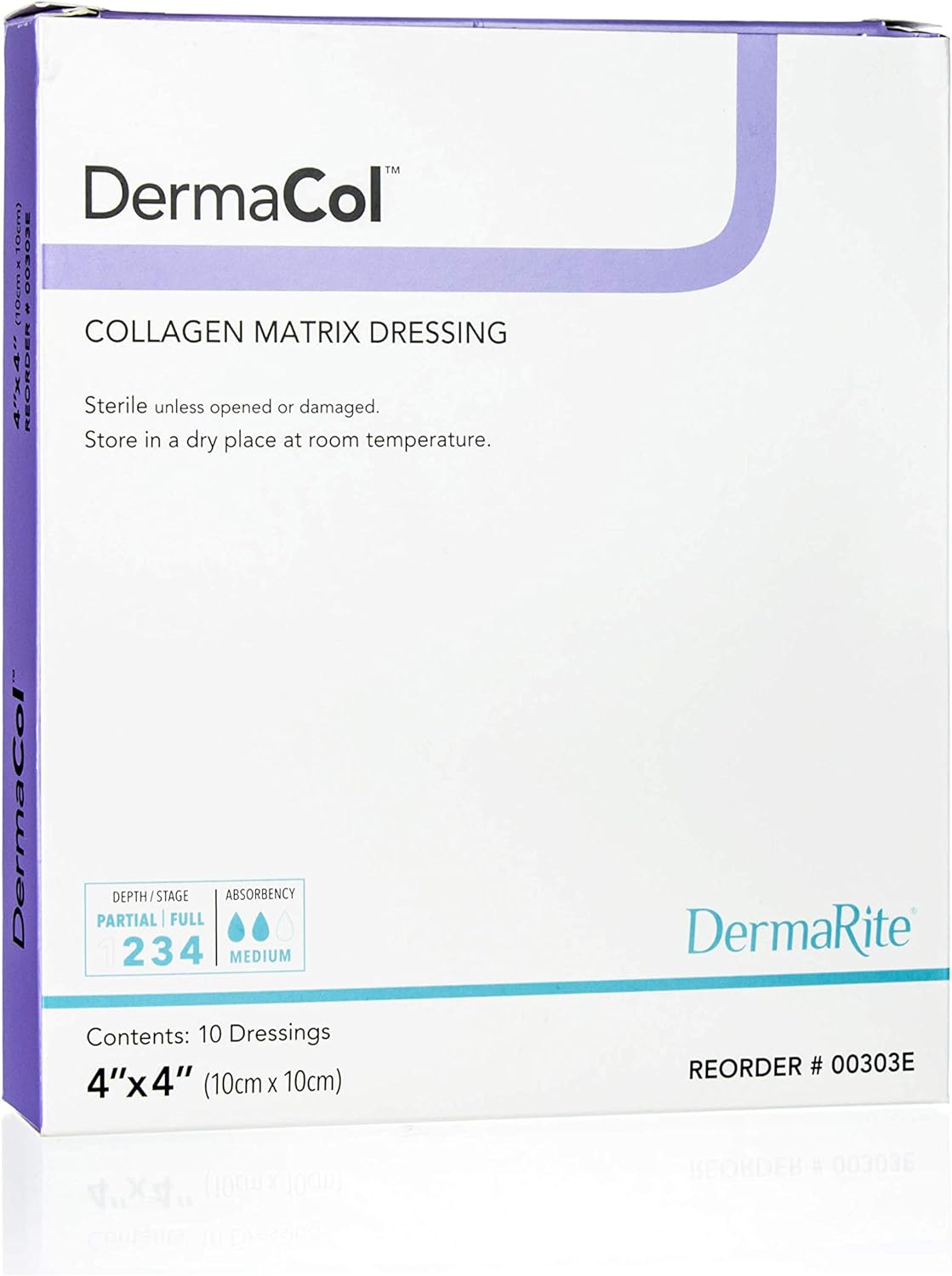 Collagen Matrix Dress 4x4 (00303E), Box of 10