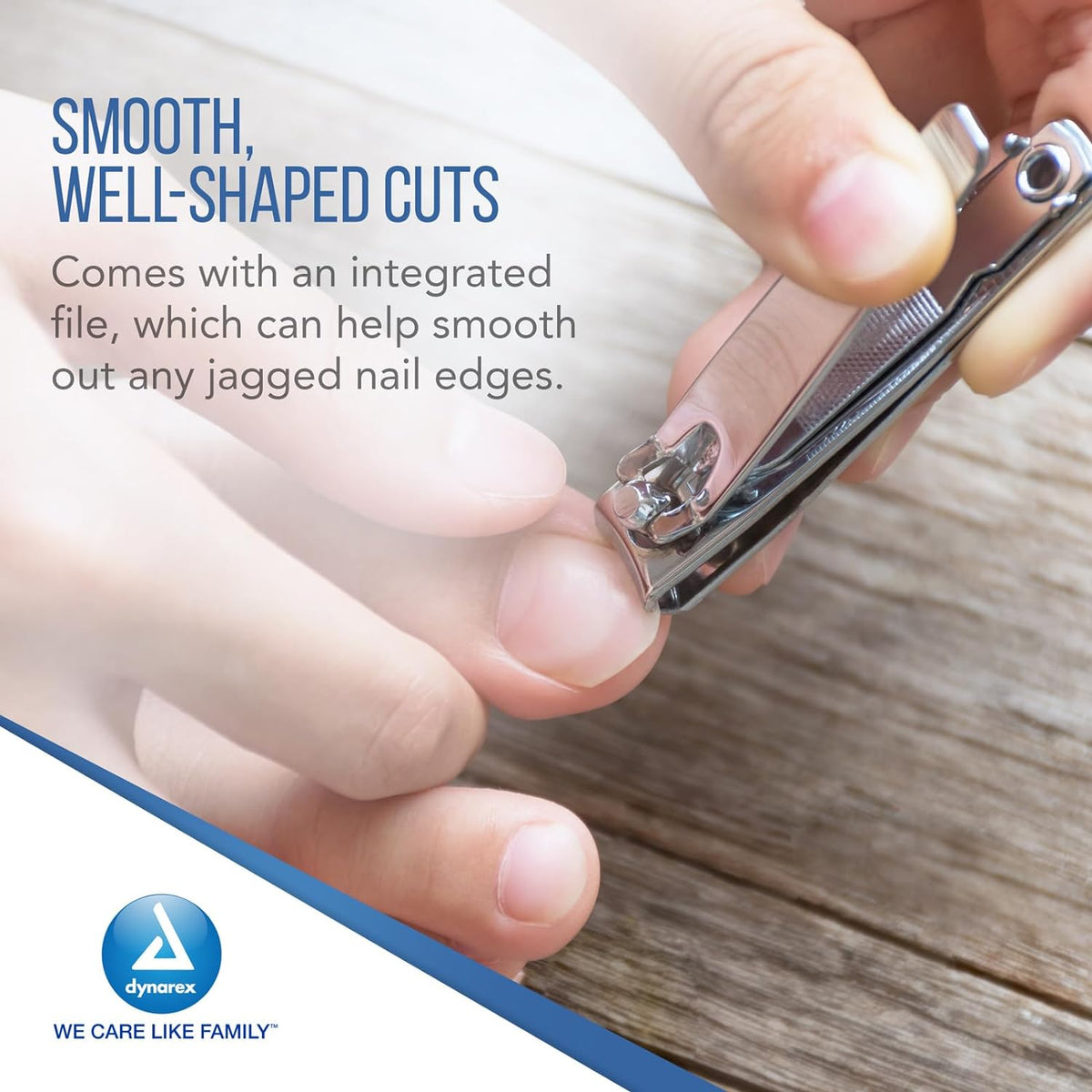 Nail Clippers, Stainless Steel, Thumb Squeeze Lever