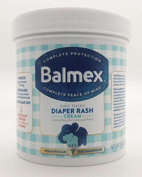 Balmex Diaper Rash Cream With Zinc Oxide, 16 oz - Tri-State Surgical