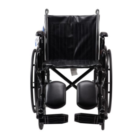 Silver Sport 1 Wheelchair With Full Arms And Swing Away Removable Footrest