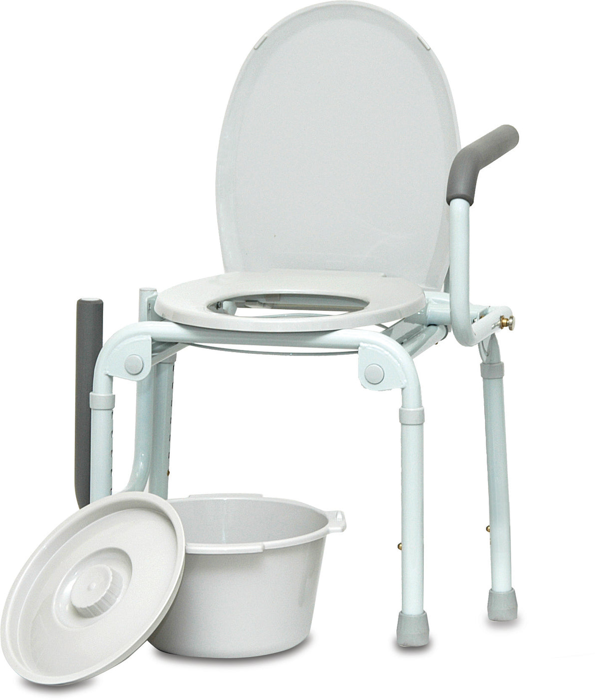 Drop Arm Commode 300 Lb. Cap.