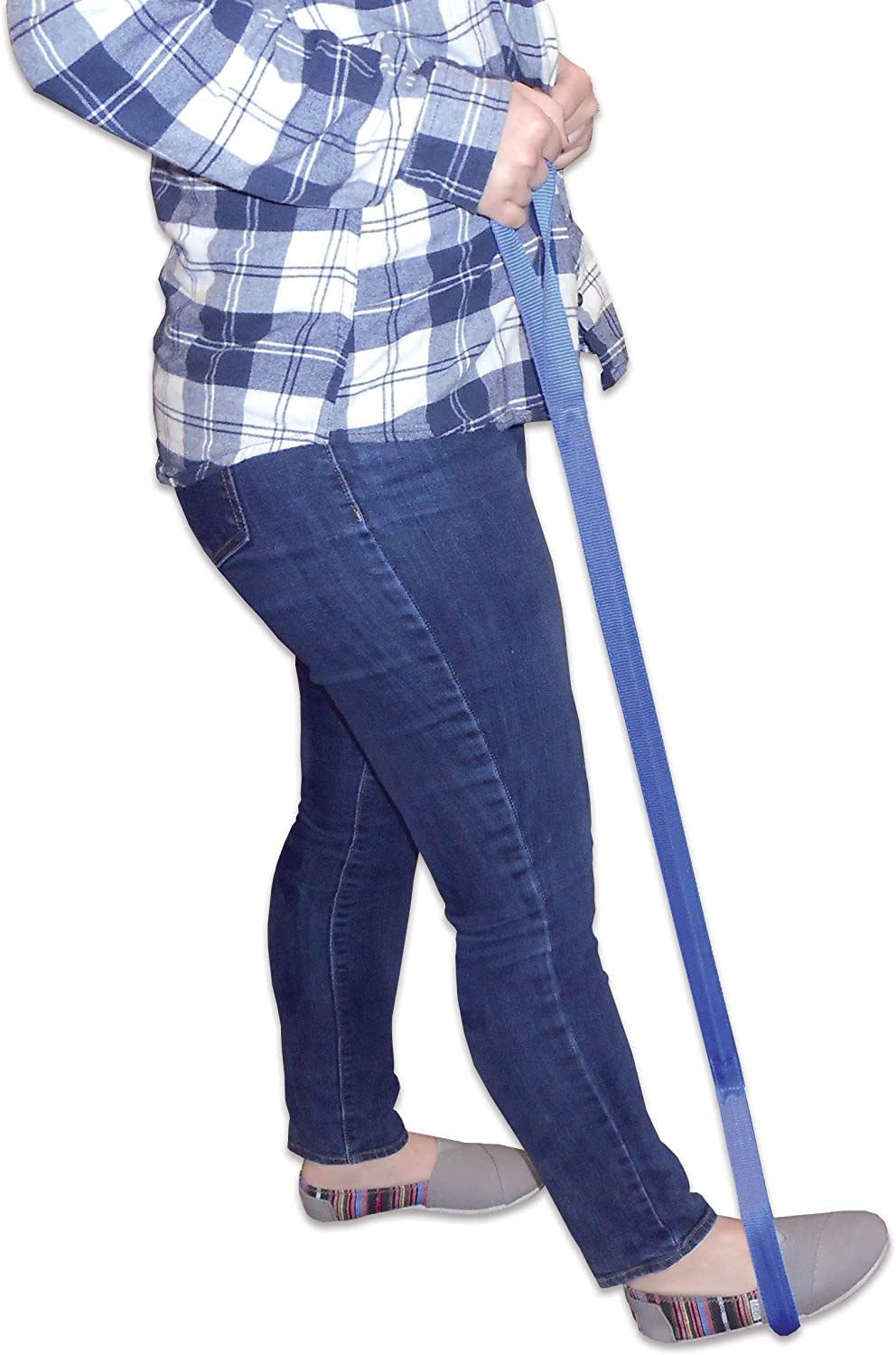 Rehabilitation Advantage Rigid Leg Lifter with Adjustable Foot Loop ...